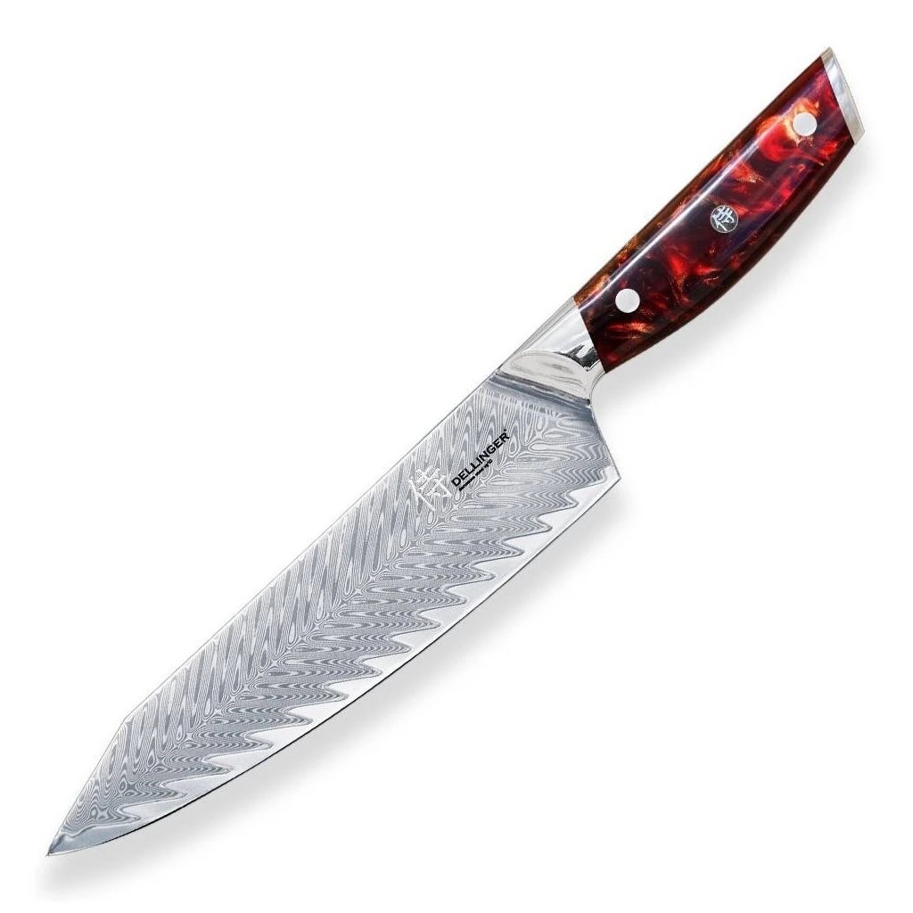 foto Kucha�sk� n�� Red Chef Kiritsuke 205 mm Dellinger Resin Future